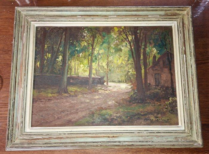 Kees Terlouw (1890 - 1948) - Superbe Huile sur Bois ,, Antiek en Kunst, Kunst | Schilderijen | Klassiek