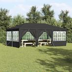 vidaXL Feesttent met 10 Zijwanden in Antraciet 6x4 m PE, Tuin en Terras, Verzenden, Nieuw
