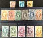 Nederland 1852/1913 - eerste 2 emissies - wapenserie - 100, Postzegels en Munten, Gestempeld