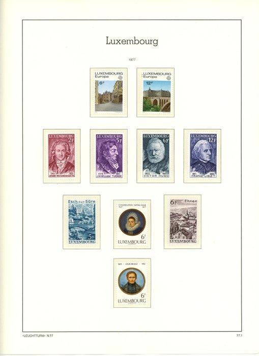 Luxemburg 1976/1988 - Luxemburg, prachtige complete, Postzegels en Munten, Postzegels | Amerika