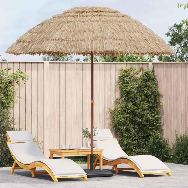 vidaXL Bruin Staal, Tuin en Terras, Parasols, Nieuw, Verzenden