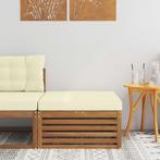 vidaXL Buiten Voetenbank Massief Acacia Hout Naturel, Tuin en Terras, Verzenden, Nieuw