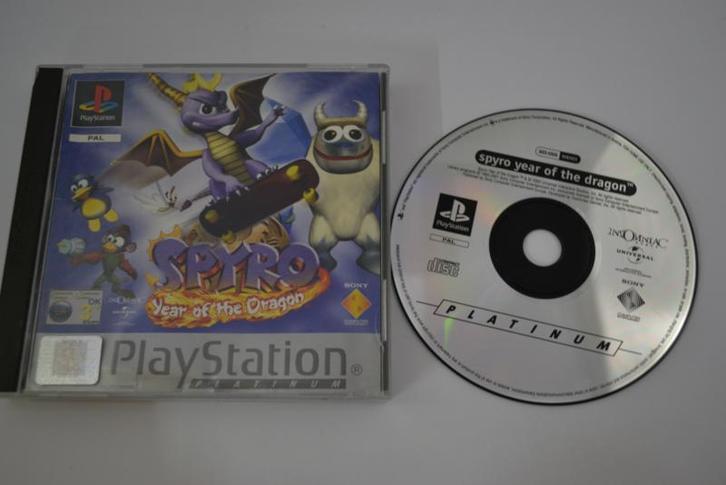 Spyro Year Of The Dragon - Platinum (PS1 PAL), Games en Spelcomputers, Games | Sony PlayStation 1