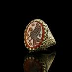 Ottomaanse Rijk Ring met carneool diepdruk (Zonder, Antiek en Kunst
