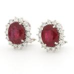 Zonder Minimumprijs - Oorbellen - 18 karaat Witgoud -, Nieuw