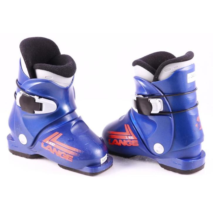 26 26,5 27 28 kinder skischoenen LANGE L-KID 2024, Blue/oran, Sport en Fitness, Skiën en Langlaufen, Verzenden