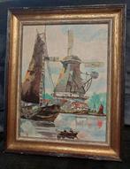 École allemande (XX) - Hafenansicht, Antiquités & Art