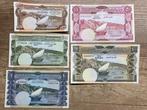 Jemen Democratische Republiek. - 5 banknotes ND (1965/67), Postzegels en Munten