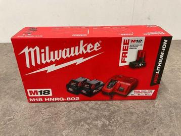 Veiling - Milwaukee M18 HNRG - 802 accu-laadset beschikbaar voor biedingen