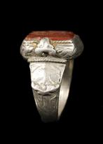 Islamitische Ottomaanse/Bedoeïnenstijl zilveren metaal Ring, Antiek en Kunst