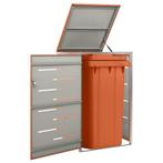 vidaXL Containerberging enkel 69x77,5x112,5 cm roestvrij, Verzenden