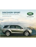 2015 LAND ROVER DISCOVERY SPORT PRIJSLIJST BROCHURE, Boeken, Nieuw