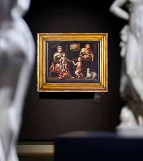 Bernardino India (1528 – 1590), Suiveur de - Sacra Famiglia, Antiek en Kunst, Kunst | Schilderijen | Klassiek