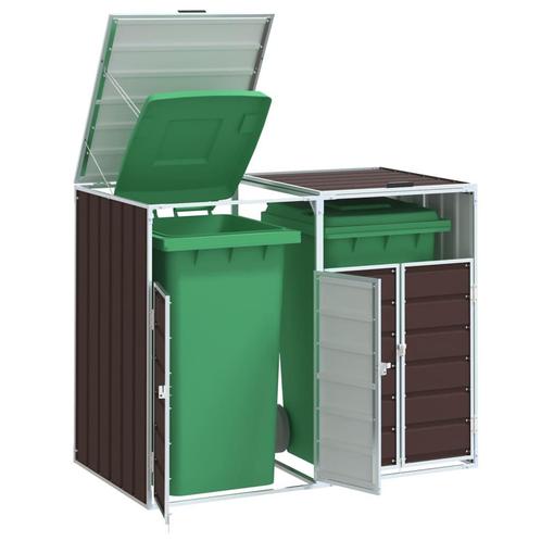 vidaXL Containerberging voor 2 containers 144x81x113 cm, Doe-het-zelf en Bouw, Containers, Verzenden