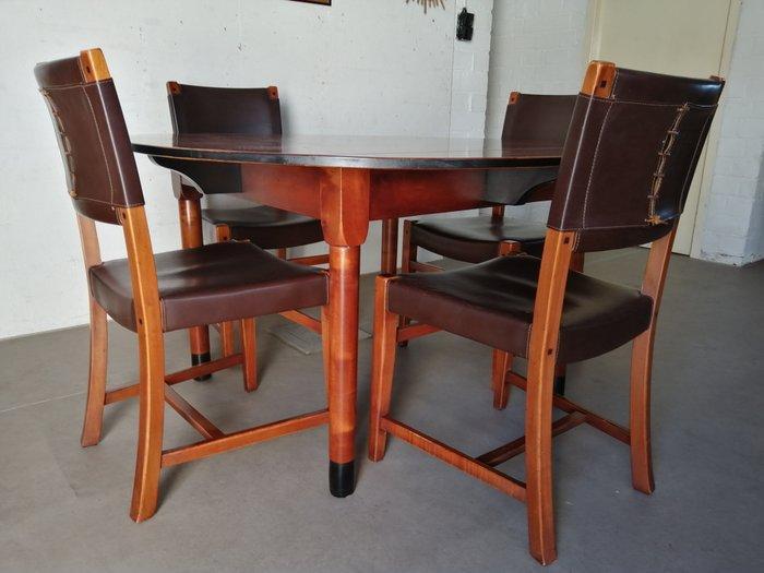 Schuitema & Zonen Holland - Frits Schuitema - Eettafel (5) -, Antiek en Kunst, Antiek | Meubels | Stoelen en Sofa's