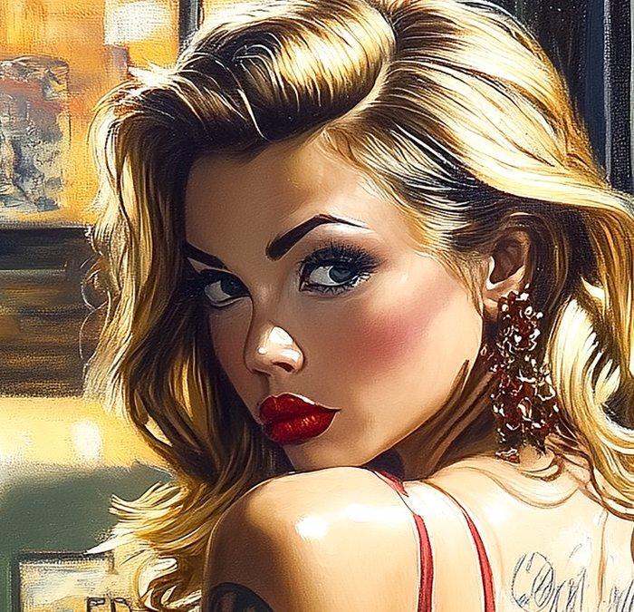 Ginger Red (1965) - Janet, Antiek en Kunst, Kunst | Designobjecten