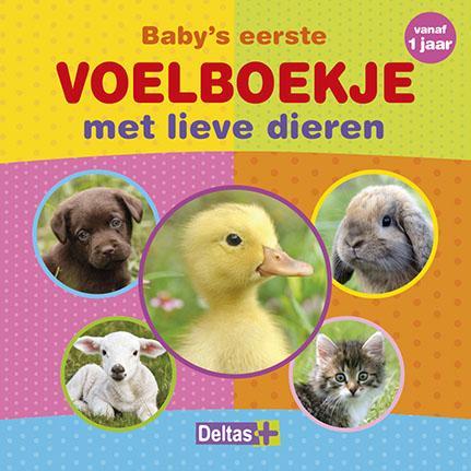 Babys eerste voelboekje met lieve dieren / Deltas plus ZNU, Boeken, Kinderboeken | Baby's en Peuters, Gelezen, Verzenden