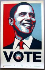 SHEPARD FAIREY (OBEY) - Vote Obama, Antiek en Kunst, Kunst | Litho's en Zeefdrukken, Verzenden