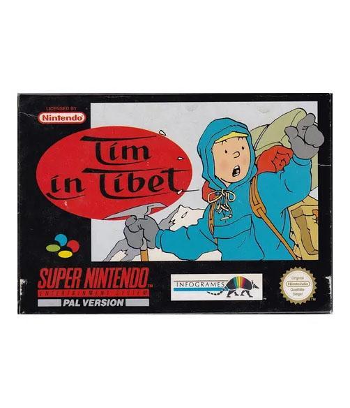 Tintin in Tibet-Standaard (SNES) Gebruikt, Games en Spelcomputers, Games | Nintendo Super NES, Ophalen of Verzenden