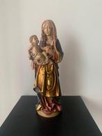 Figurine en bois - Madone avec lEnfant Jésus - 39 cm (1) -