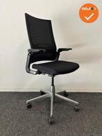 Ahrend 2020 - refurbished - hoge rug - zwarte zitting - gepo, Werkplek, Ophalen of Verzenden, Gebruikt, Stoel