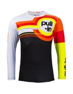 Pull-In 2023 Race Crossshirt Zwart / Wit maat L, Motos