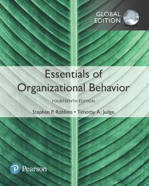 Essentials of Organizational Behavior, Global Edition, Boeken, Overige Boeken, Zo goed als nieuw, Verzenden