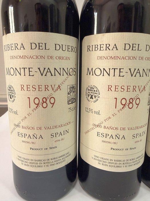 1989 Monte-Vannos (x4) & 1989 Marques de Velilla - Ribera, Verzamelen, Wijnen