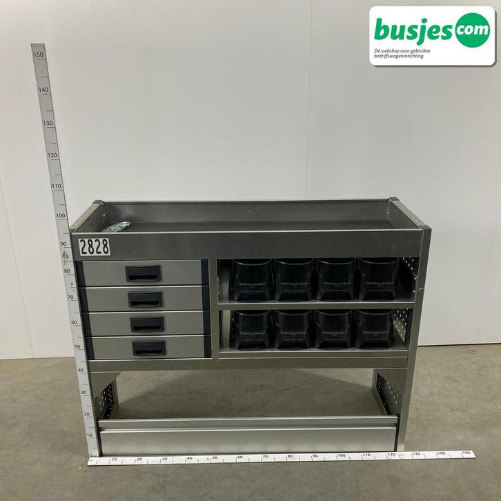 Aluca bedrijfswageninrichting 1255x415x950mm (2828), Autos : Pièces & Accessoires, Autres pièces automobiles, Envoi