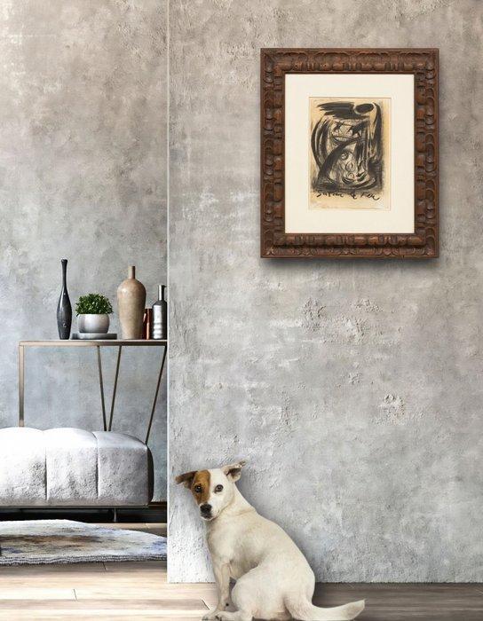 André Masson (1896-1987) - Satan le Feu, Antiek en Kunst, Kunst | Schilderijen | Klassiek