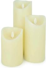 Tweedekans | ODADDY® LED Kaarsen Met Bewegende vlam - Set 3, Diversen, Kerst, Ophalen of Verzenden, Nieuw