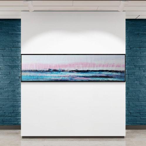 Myriam Carbonnier - Crépuscule rose XL, Antiek en Kunst, Kunst | Schilderijen | Modern