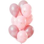 Ballonnen 70 Jaar Rose Goud 30cm 12st, Verzenden