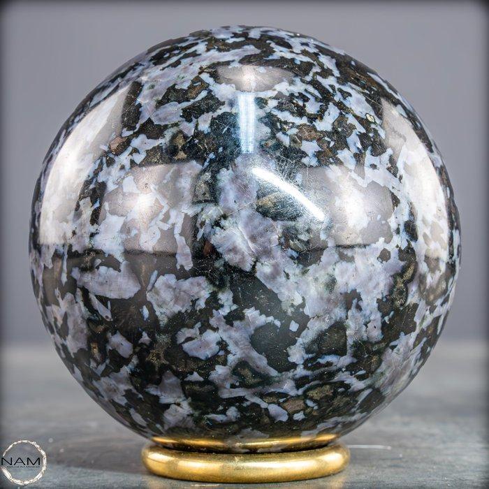 Natuurlijke Merlinit-bal geheimzinnige diepte tussen licht, Antiek en Kunst, Curiosa en Brocante