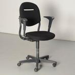 Ahrend 220 bureaustoel, zwart. 1D armleggers,, Huis en Inrichting, Bureaustoelen, Ophalen of Verzenden, Gebruikt