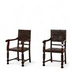 Chaise - Couro, Noyer