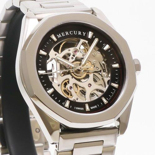 Mercury - Skeleton - Automatic Swiss Watch - MEA484SK-SS-3 -, Handtassen en Accessoires, Horloges | Heren