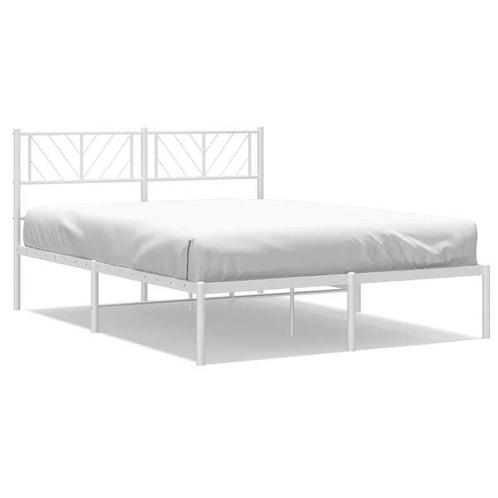Bedframe Wit 120x190 - OP = OP! - Goedkope Slaapkamer, Huis en Inrichting, Slaapkamer | Bedden, 120 cm, 190 cm of minder, Wit
