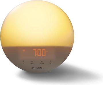 presentatie kleuring gemiddelde ② Philips wekker Wake-up light - Wit HF3519/01 (Wekkers) — Réveils —  2ememain