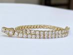 Zonder Minimumprijs - Tennis armband - 14 karaat Geel goud -, Handtassen en Accessoires, Antieke sieraden
