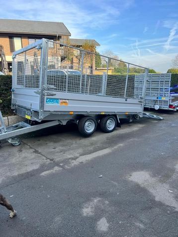 TwinTrailer **Kipper en machine trailer in één!** beschikbaar voor biedingen
