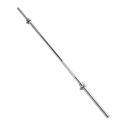 Halterstang met gegroefde grip - 165 cm - 21 mm - inclusi..., Sport en Fitness, Fitnessmaterialen, Nieuw, Ophalen of Verzenden