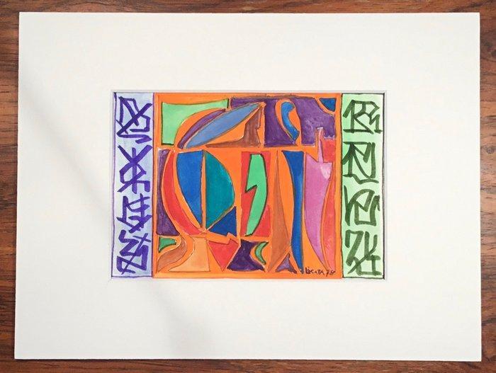 Riccardo Licata (1929-2014) - Sensa titolo, Antiek en Kunst, Kunst | Schilderijen | Modern