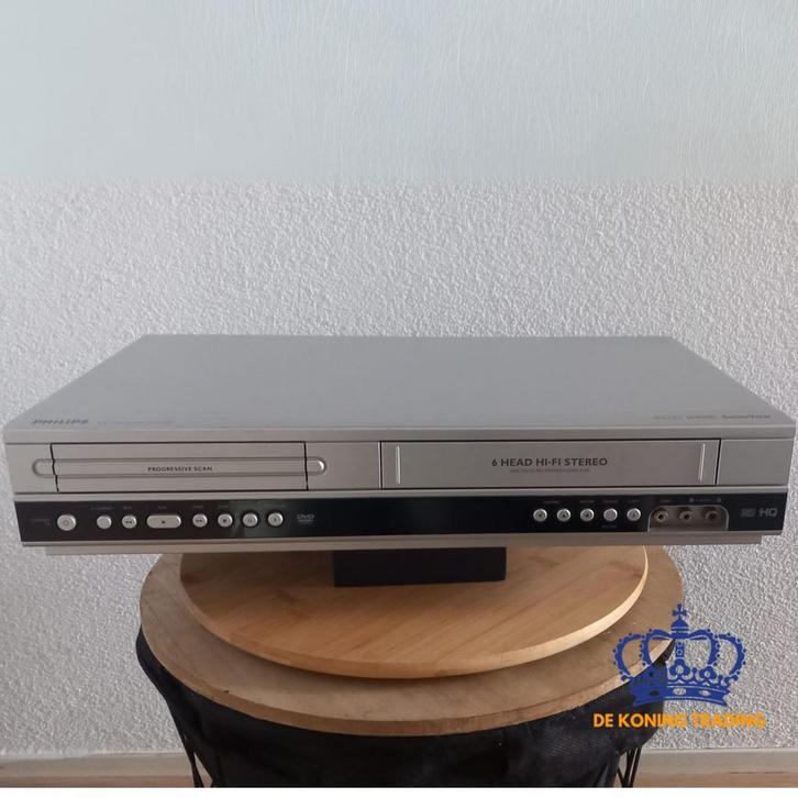Philips DVP3350V – DVD/VHS Combi Speler, Audio, Tv en Foto, Videospelers, Zo goed als nieuw, VHS-speler of -recorder, Verzenden