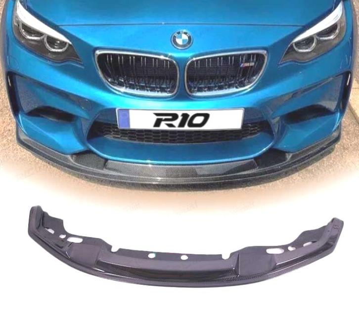 SPOILER LAME DE PARE-CHOCS AVANT POUR BMW F87 M2 CARBONE, Auto-onderdelen, Carrosserie, Verzenden