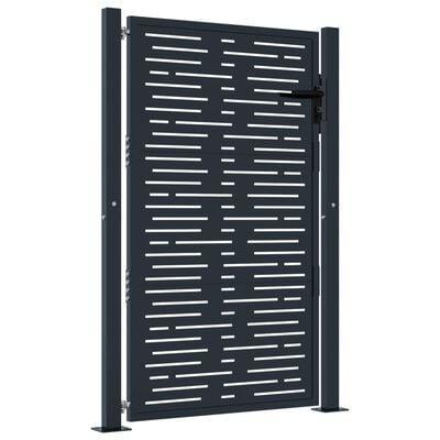 Poort 105x155cm Staal | Retour Deal | 60% Korting!, Tuin en Terras, Tuinschermen, Nieuw, Staal, 150 tot 200 cm, 100 tot 150 cm