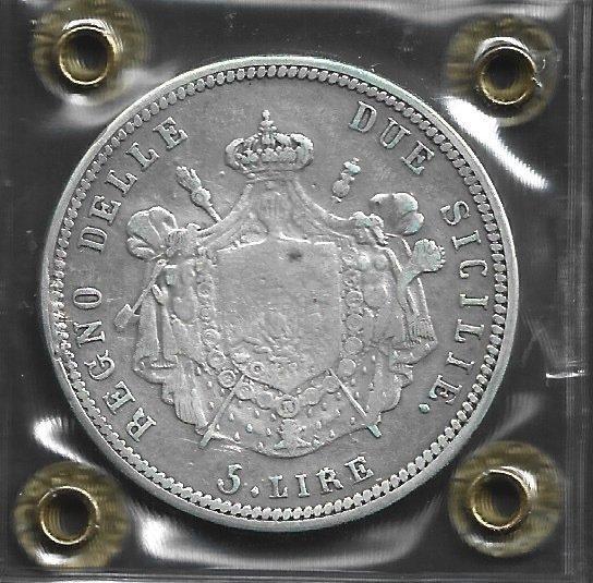 Italië, Koninkrijk der Twee Siciliën Gioacchino Napoleone. 5, Postzegels en Munten, Munten | Europa | Niet-Euromunten