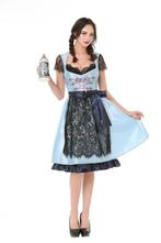 Dirndl Jurk Oktoberfest Lichtblauw, Verzenden