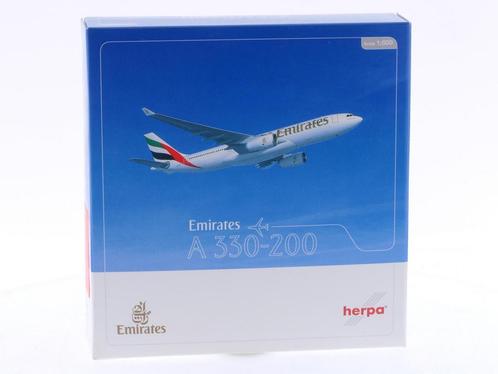 Schaal 1:500 Herpa 514132 Emirates Airbus A330-200 Reg.Nr..., Hobby en Vrije tijd, Modelbouw | Vliegtuigen en Helikopters, Gebruikt