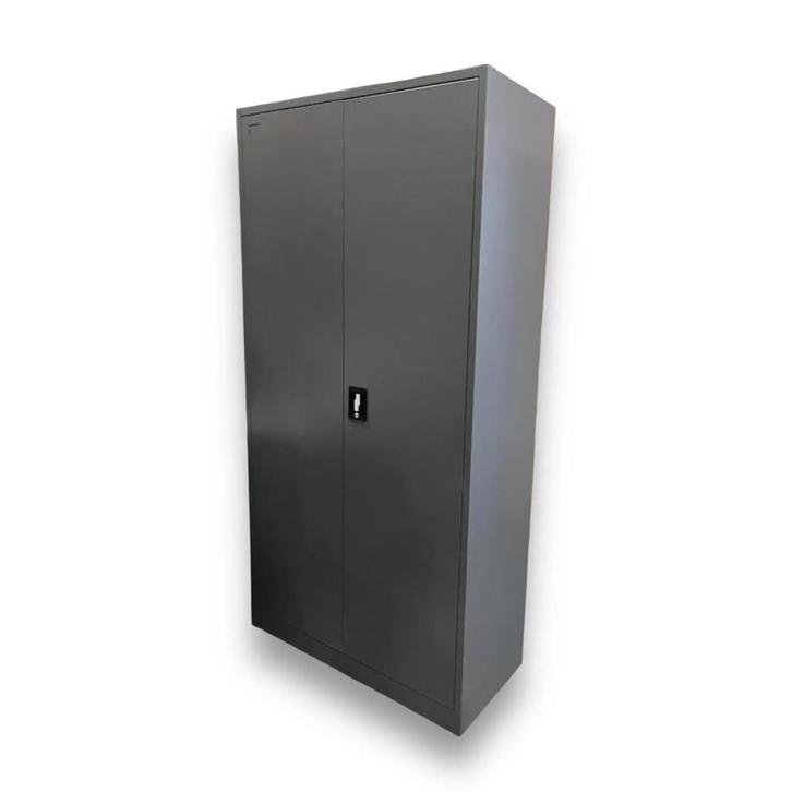 Archiefkast Antraciet - Met Stevig Slot - 200 x 100 x 40 cm, Huis en Inrichting, Kasten | Roldeurkasten en Archiefkasten, Met slot